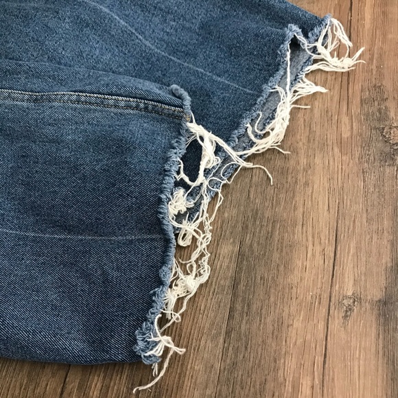 Oak + Fort raw hemmed wide leg jeans - Picture 6 of 10